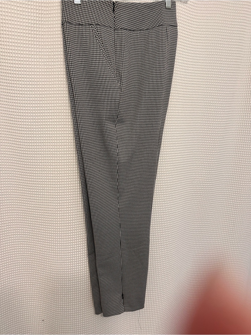 Sara Campbell Houndstooth Straight Leg Pants in Black & White Size 10 Like New